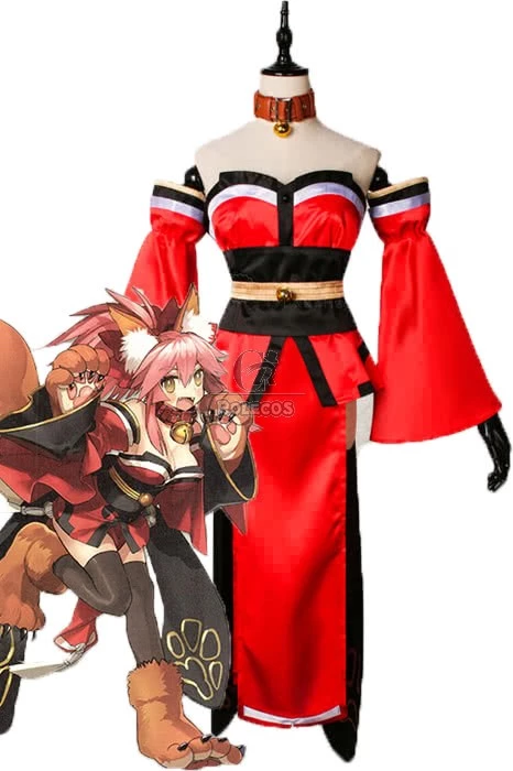 Fate Grand Order Servant Tamamo-no-Mae Cosplay Costumes 1 Fate Grand Order Servant Tamamo-no-Mae Cosplay Costumes